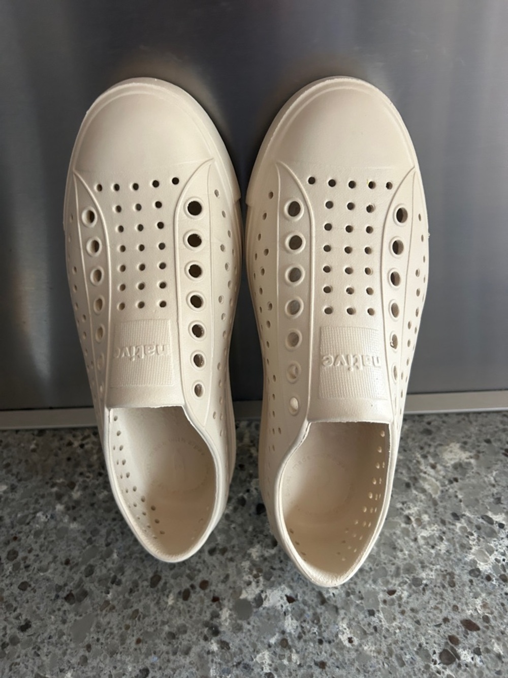 Native Slip-On Shoes in Cream